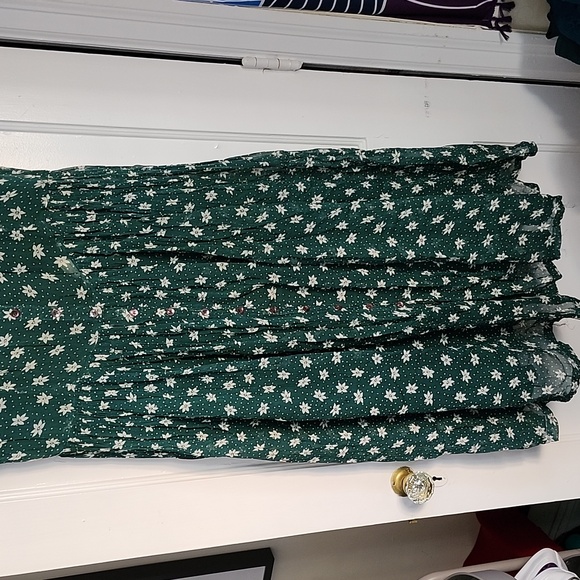 Nostalgia floral crinkle dress vintage from the 90s - Picture 3 of 16